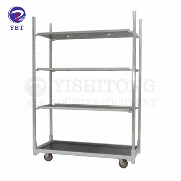 Flower Plant Nursery Rack Trolley